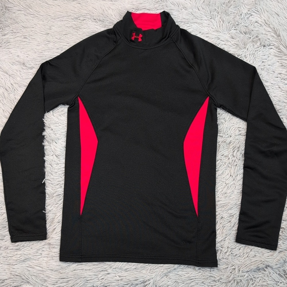 Under Armour Shirt Womens S Black Fitted Activewear Athletic‎ Running Comfort